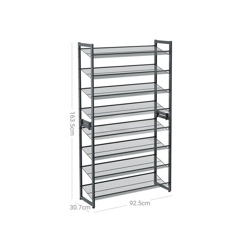 ALVORO Shoe Cabinet, Grey