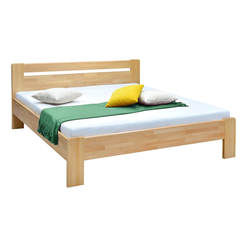 AMARA Solid Beech Double Bed 180x200 cm