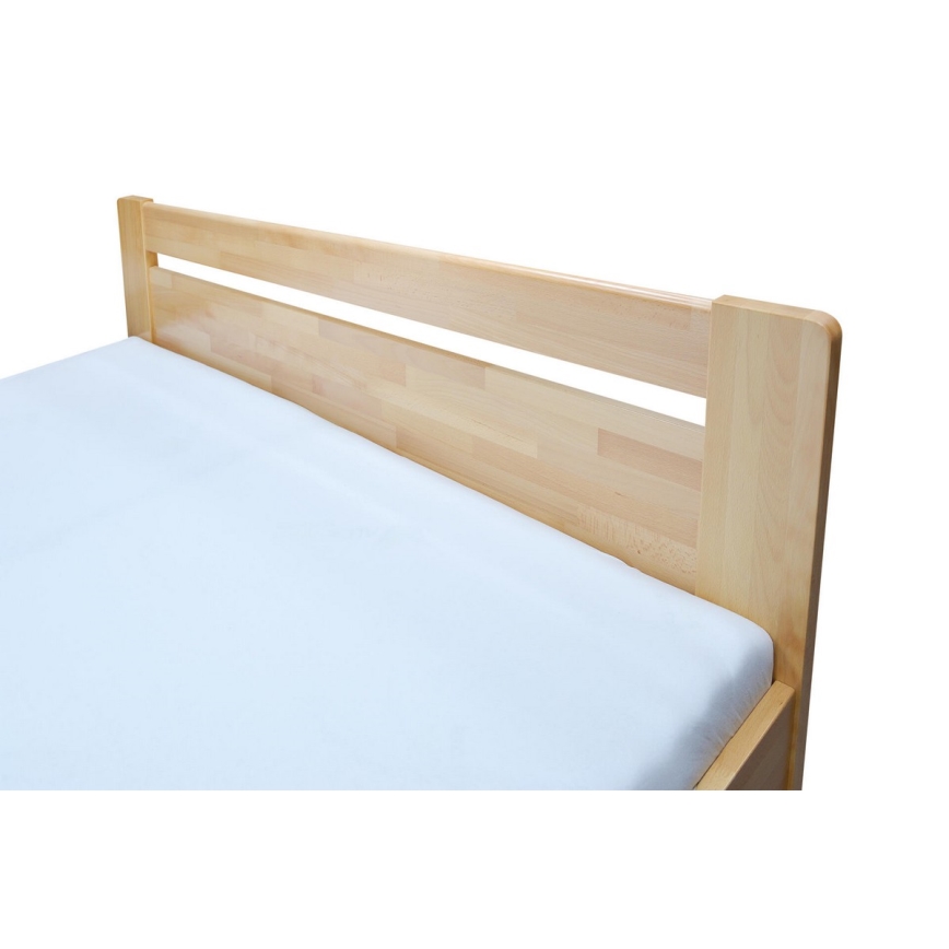 AMARA Solid Beech Double Bed 180x200 cm