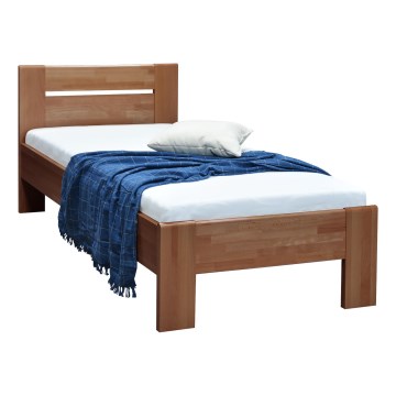 AMBER Single Bed 90x200 cm, Plum
