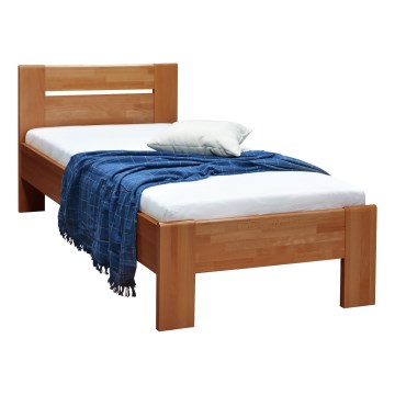 AMBER Single Bed 90x200 cm, Walnut