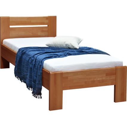 AMBER Single Bed 90x200 cm, Walnut