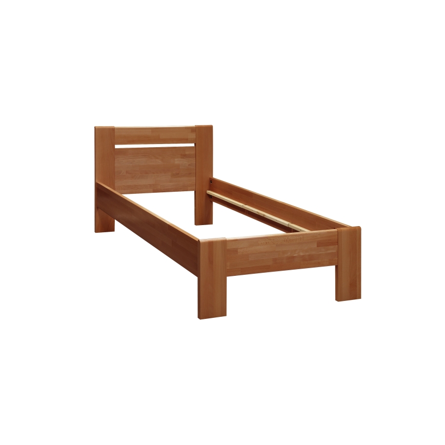 AMBER Single Bed 90x200 cm, Walnut