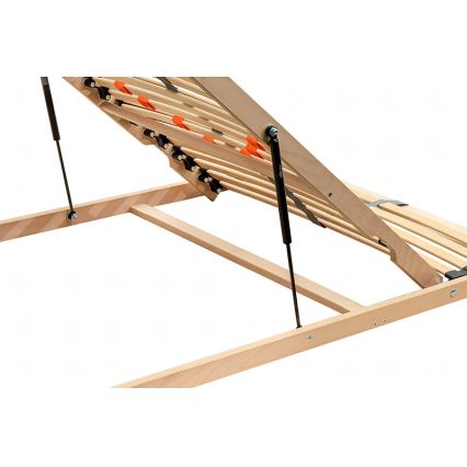 Ambiamo - Flexible slatted bed base with piston tilt from legs LOEN 200x90 cm