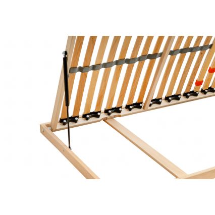 Ambiamo - Flexible slatted bed base with side piston tilt ODENSE 200x90 cm left