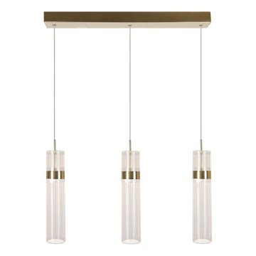 AMBIENTE LED cable-hung pendant 3xLED/6W/230V 3000/4000/6000K gold