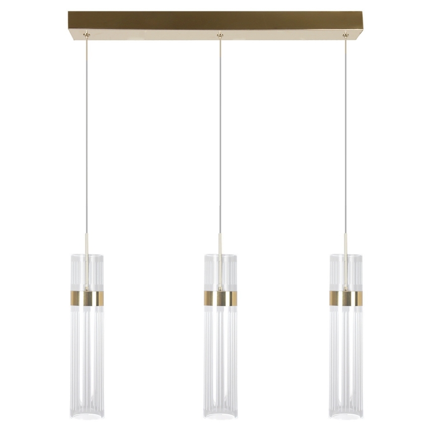 AMBIENTE LED cable-hung pendant 3xLED/6W/230V 3000/4000/6000K gold