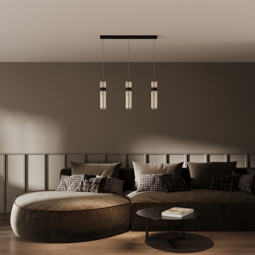 AMBIENTE LED Cable Pendant Chandelier 3xLED/6W/230V 3000/4000/6000K Polished Chrome