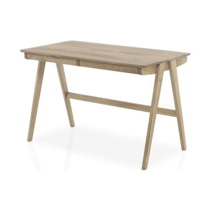 AMIRON Oak Writing Desk