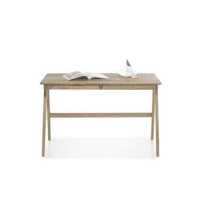 AMIRON Oak Writing Desk