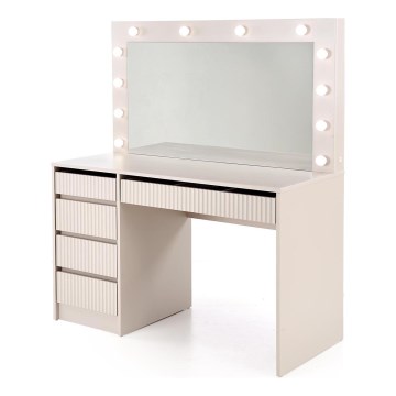AMORIO 120x55 cm Vanity Table, Cashmere