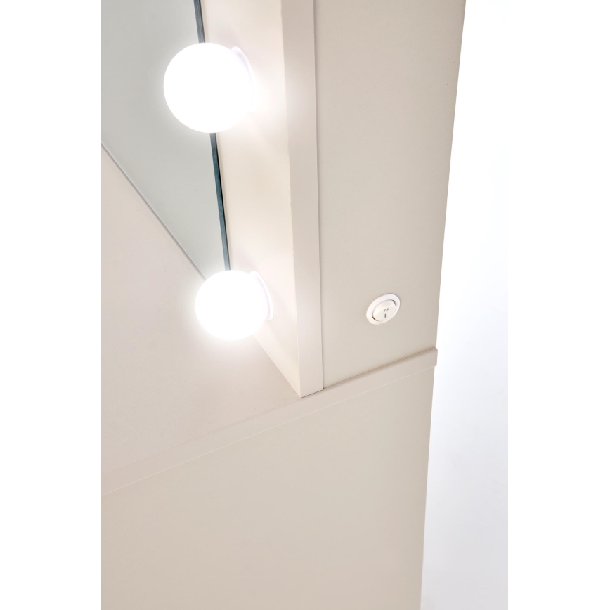 AMORIO 120x55 cm Vanity Table, Cashmere