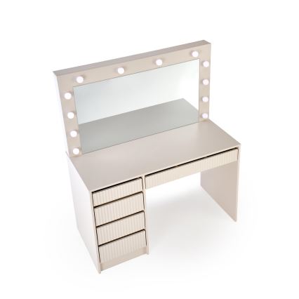 AMORIO 120x55 cm Vanity Table, Cashmere