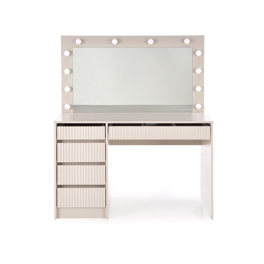 AMORIO 120x55 cm Vanity Table, Cashmere