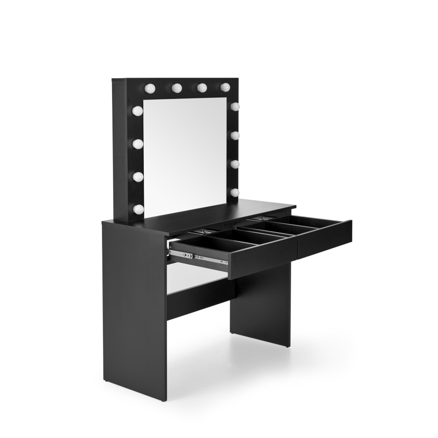 AMORIO Black Vanity Table