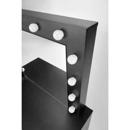 AMORIO Black Vanity Table