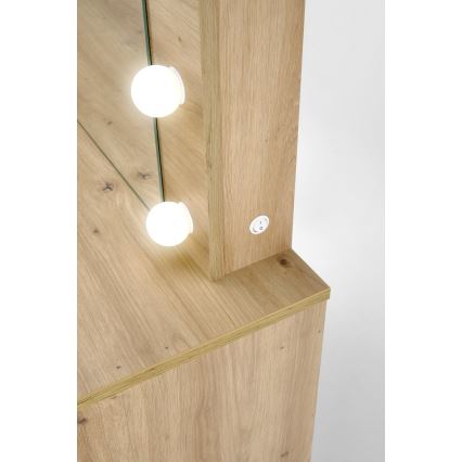 AMORIO Vanity Table 94x43 cm, Artisan Oak