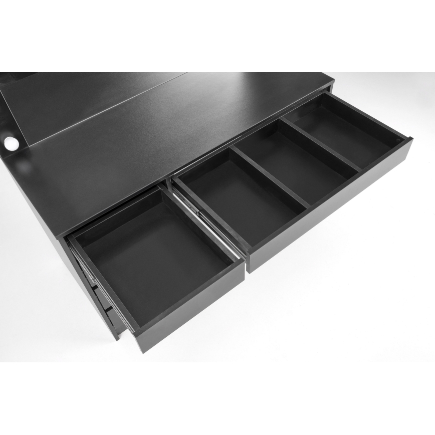 AMORIO Vanity Table, Black