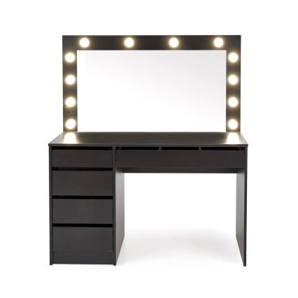 AMORIO Vanity Table, Black