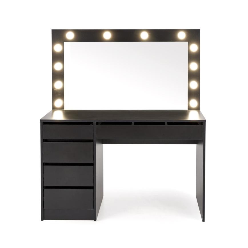 AMORIO Vanity Table, Black