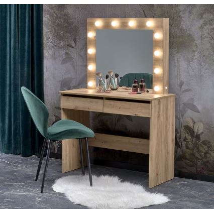 AMORIO Vanity Table in Artisan Oak