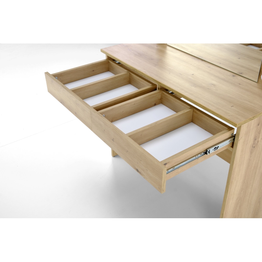 AMORIO Vanity Table in Artisan Oak