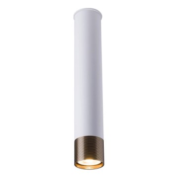 Amplex - 1x GU10 Spotlight, 10W, 230V, White/Gold