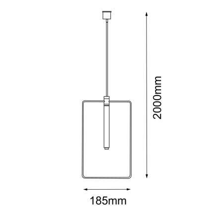 Amplex - Chandelier on a string 1xG9/10W/230V