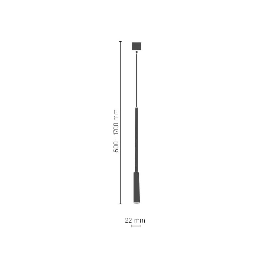 Amplex - Chandelier on a pole 1xG9/10W/230V