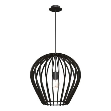 Amplex - Cable-suspended pendant light 1xE27/20W/230V Black