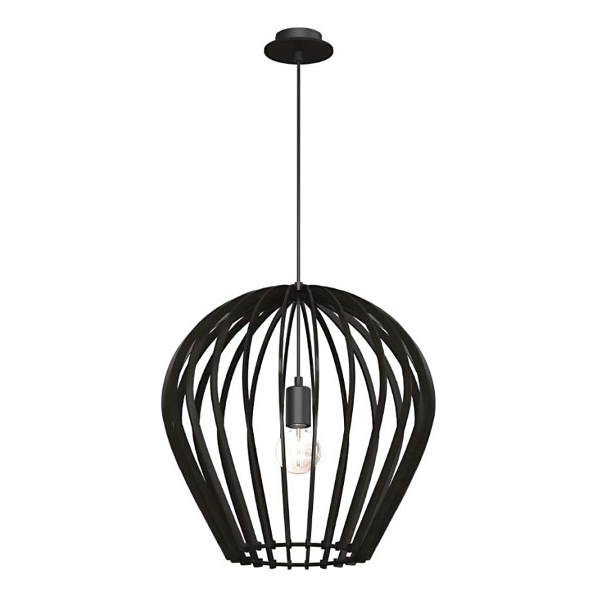 Amplex - Cable-suspended pendant light 1xE27/20W/230V Black