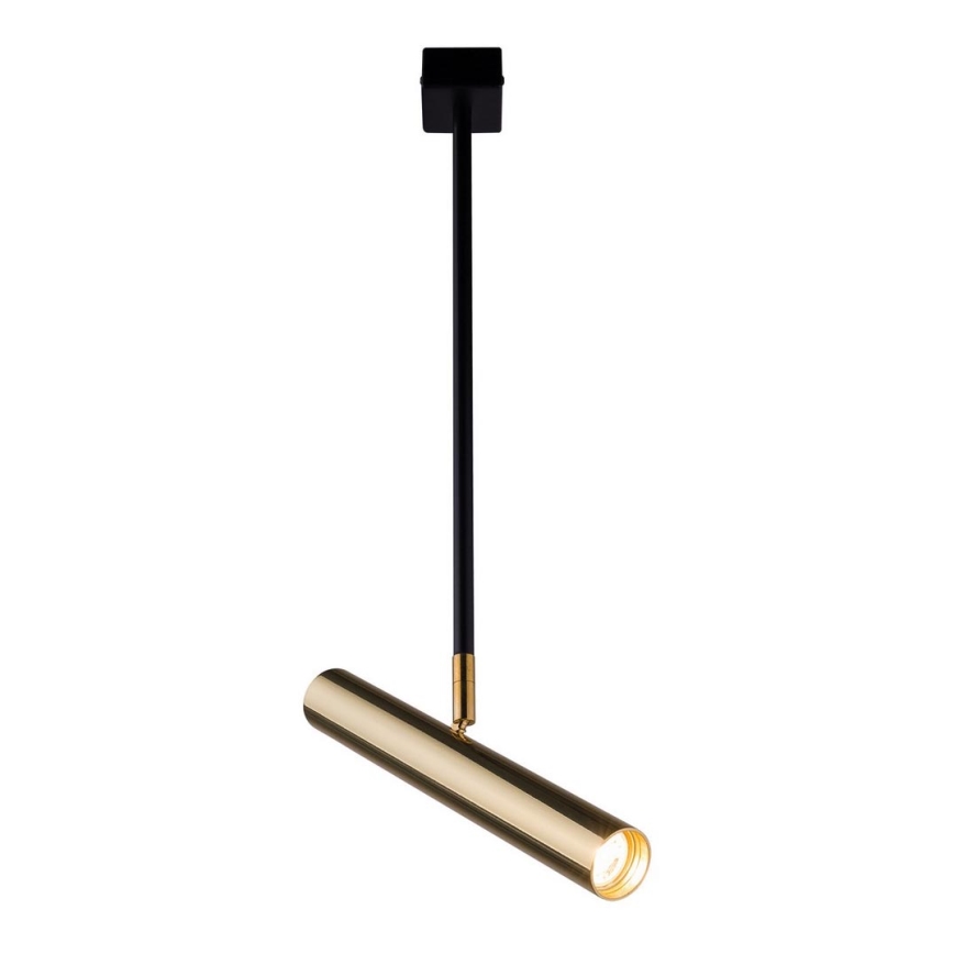 Amplex - Chandelier on a pole 1xGU10-MR11/15W/230V black/brass