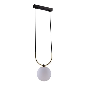 Amplex - Chandelier on a string 1xE14/15W/230V black
