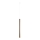 Amplex - Chandelier on a string 1xGU10-MR11/15W/230V white/brass