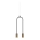 Amplex - Chandelier on a string 2xGU10/15W/230V