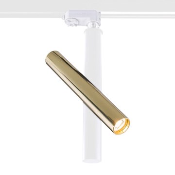 Amplex - Spotlight for rail system 1xGU10-MR11/15W/230V white/brass