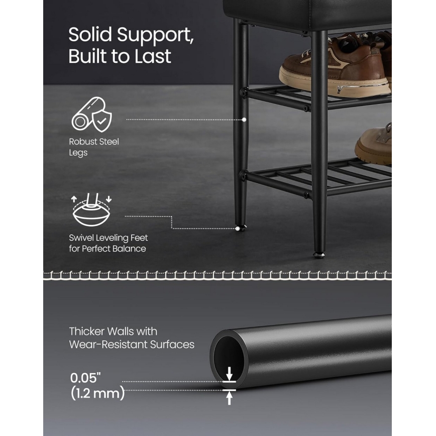 ANDOR Shoe Cabinet, Black