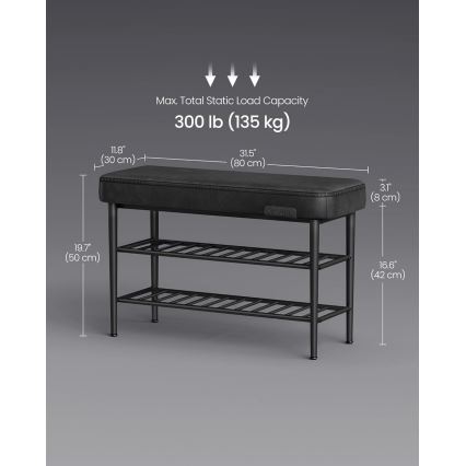 ANDOR Shoe Cabinet, Black