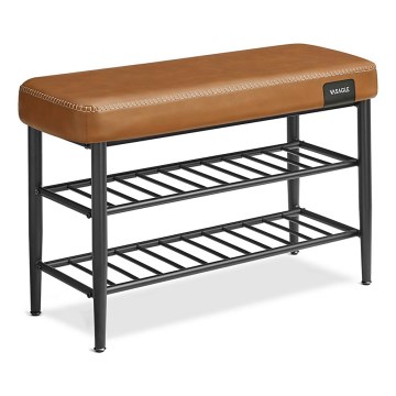 ANDOR Shoe Cabinet, Brown/Black