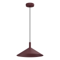 ANEGA Cable-Suspended Pendant Light 1xGX53/15W/230V Ø 30 cm, Burgundy