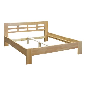 ANGELA Solid Beech Double Bed 180x200 cm