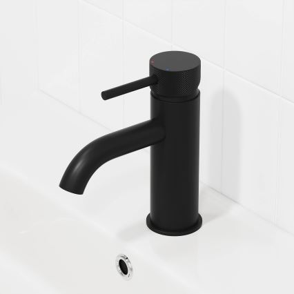 ANHOLT 15.6 cm Matte Black Basin Mixer