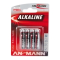 Ansmann 09630 LR03 AAA RED - 4pcs alkaline battery 1.5V