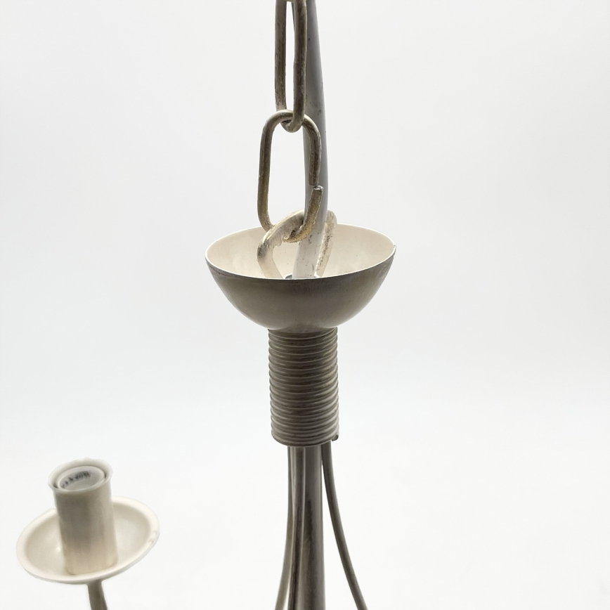 ANTON Chain Chandelier 3xE14/60W/230V, White Patina