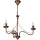 ANTON Chain Chandelier 3×E14/15W/230V, Bronze