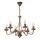 ANTON Chain Chandelier 6xE14/60W/230V Bronze