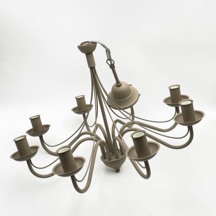 ANTON Chain Chandelier 8x E14/60W/230V, Beige