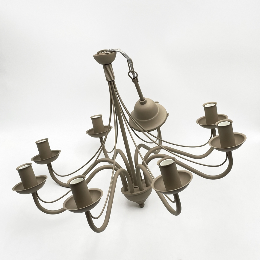 ANTON Chain Chandelier 8x E14/60W/230V, Beige