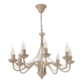 ANTON Chain Chandelier 8xE14/60W/230V, Beige