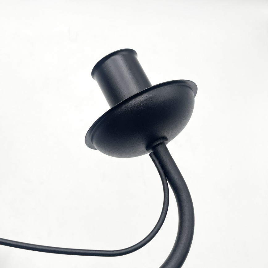 ANTON Chain-Hung Chandelier 3xE14/15W/230V, Black